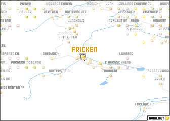 map of Fricken