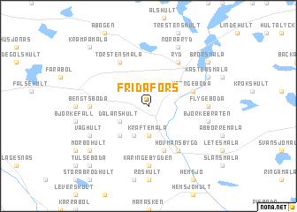 map of Fridafors