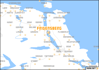 map of Fridensberg