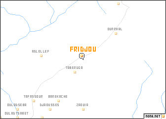 map of Fridjou