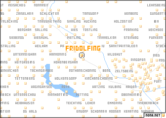 map of Fridolfing