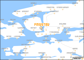 map of Fridstad