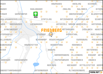 map of Friedberg