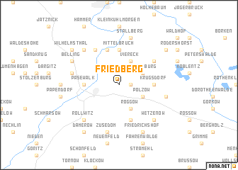 map of Friedberg