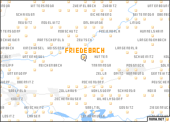 map of Friedebach