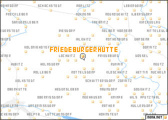 map of Friedeburgerhütte