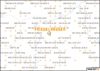 map of Friedelhausen