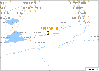 map of Friedeln