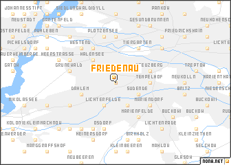 map of Friedenau