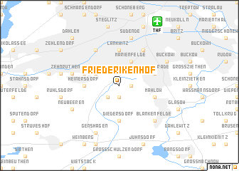 map of Friederikenhof