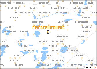 map of Friederikenkrug