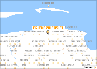 map of Friederikensiel