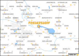 map of Friedersdorf