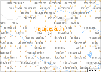 map of Friedersreuth