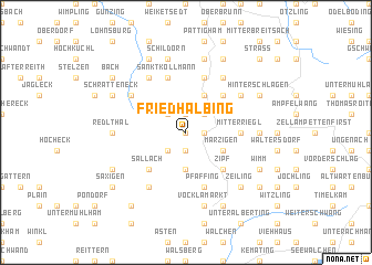 map of Friedhalbing