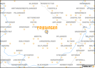 map of Friedingen