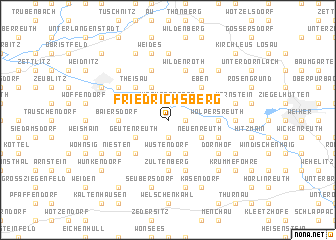 map of Friedrichsberg