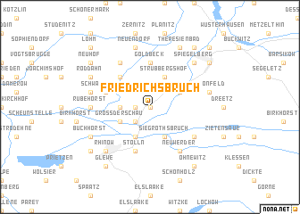 map of Friedrichsbruch