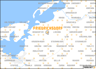 map of Friedrichsdorf