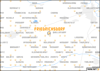 map of Friedrichsdorf