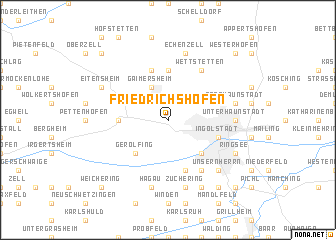 map of Friedrichshofen