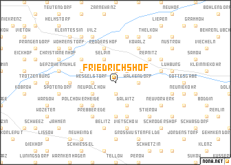 map of Friedrichshof