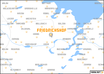 map of Friedrichshof