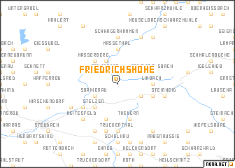 map of Friedrichshöhe