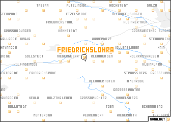 map of Friedrichslohra