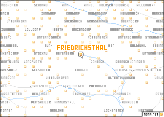 map of Friedrichsthal