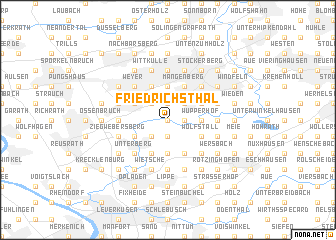 map of Friedrichsthal