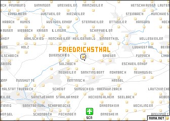 map of Friedrichsthal