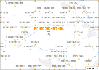 map of Friedrichsthal