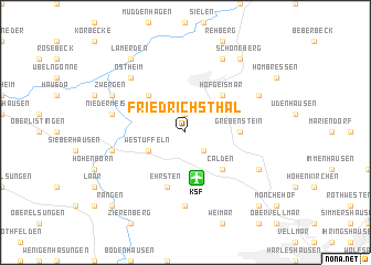map of Friedrichsthal