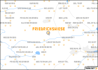 map of Friedrichswiese