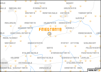 map of Friedtanya