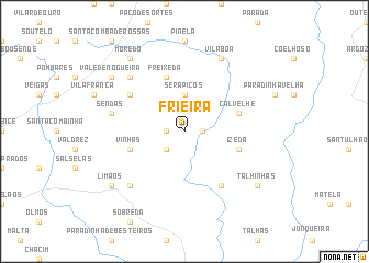 map of Frieira