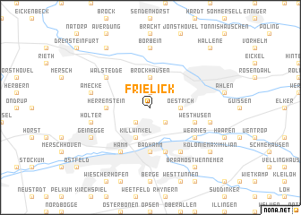 map of Frielick