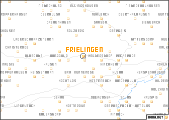 map of Frielingen