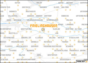 map of Frielinghausen