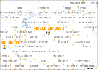 map of Frielinghausen