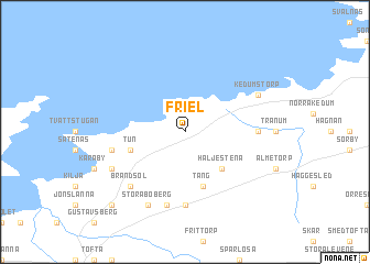 map of Friel