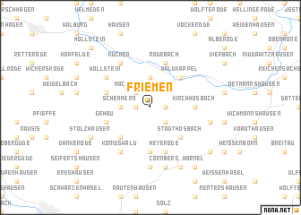 map of Friemen