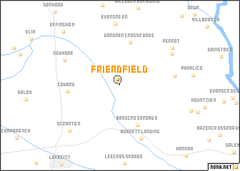 map of Friendfield