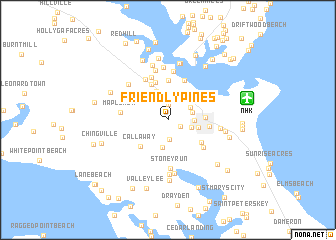 map of Friendly Pines