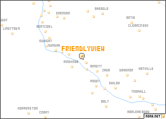map of Friendly View