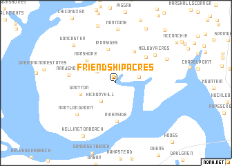 map of Friendship Acres