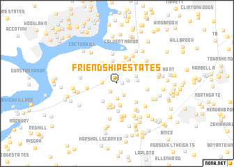 map of Friendship Estates