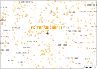 map of Friendship Knolls