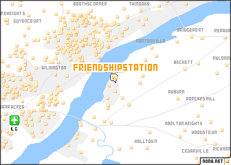 map of Friendship Station